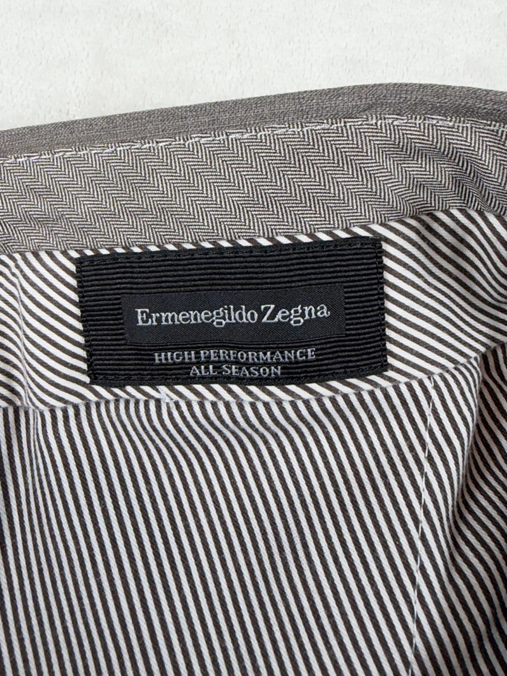 Ermenegildo Zegna High Performance All Season 35W 32L Wool Light Gray Dress Pant - Picture 2 of 10